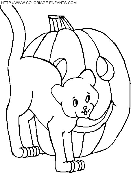 Halloween coloring