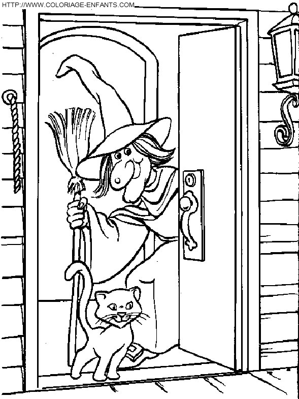 Halloween coloring