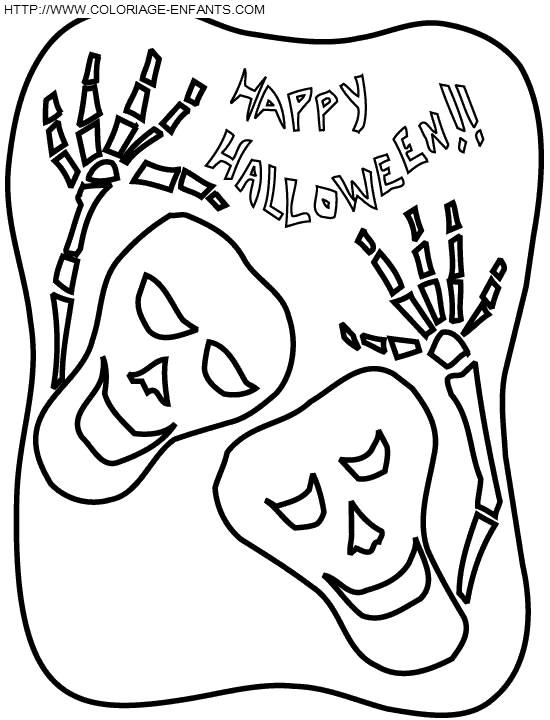 Halloween coloring