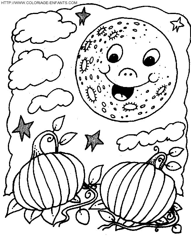 Halloween coloring