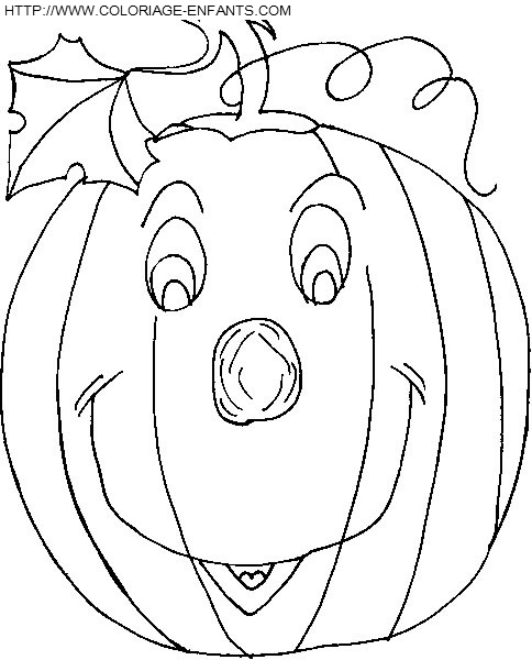 Halloween Pumpkins coloring