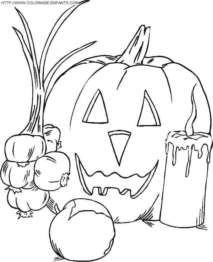 Halloween Pumpkins coloring