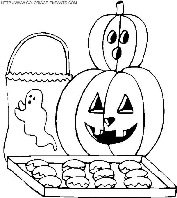 Halloween Pumpkins coloring