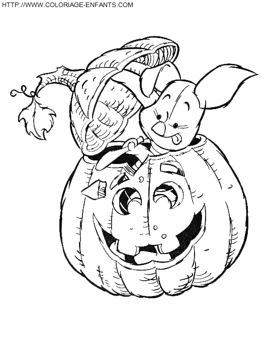 Halloween Pumpkins coloring