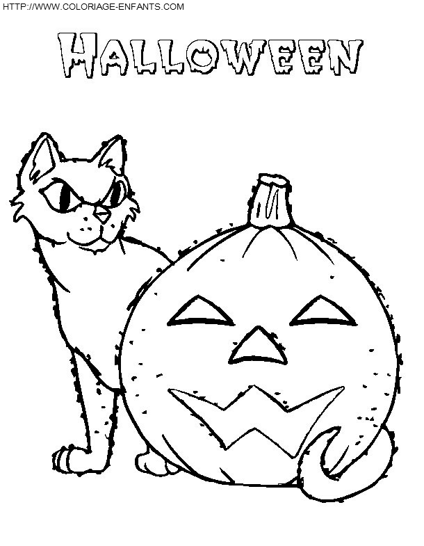 Halloween Pumpkins coloring