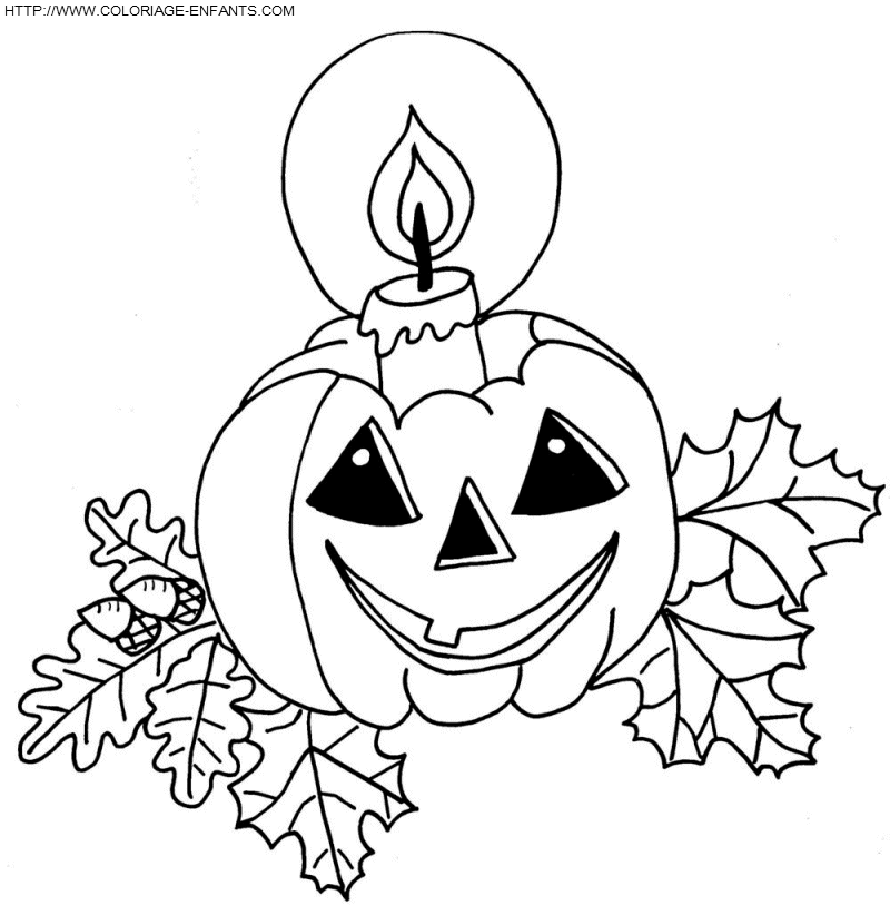 Halloween Pumpkins coloring