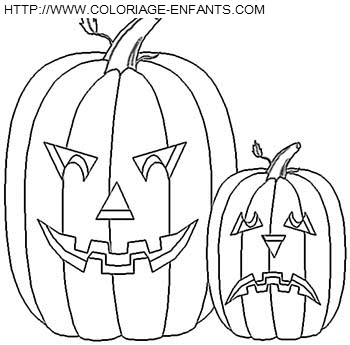 Halloween Pumpkins coloring