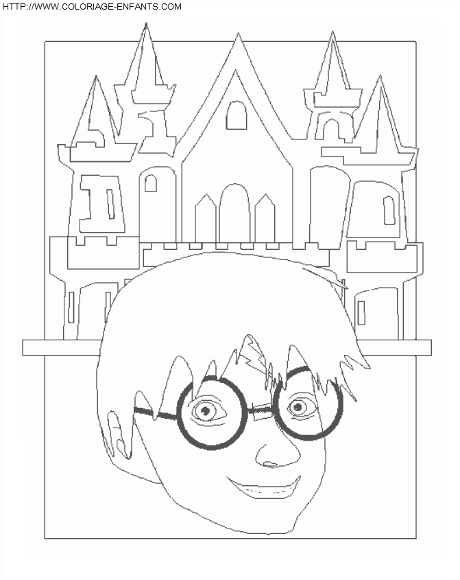 Harry Potter coloring