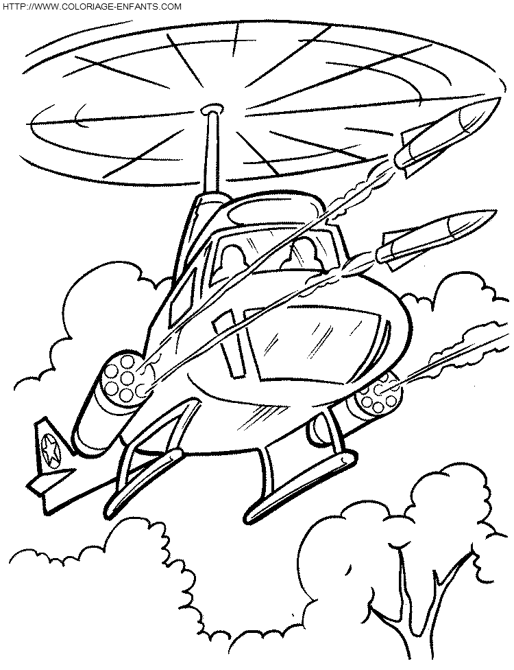 Helicopter coloring