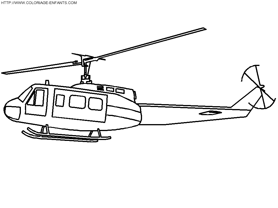 Helicopter coloring