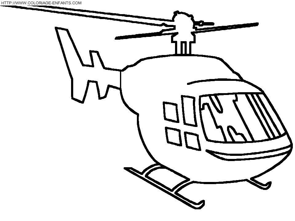 Helicopter coloring