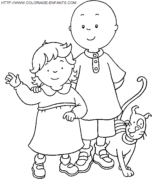 Caillou coloring