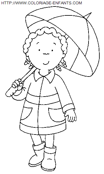 Caillou coloring