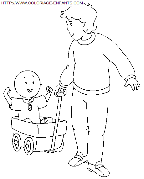 Caillou coloring