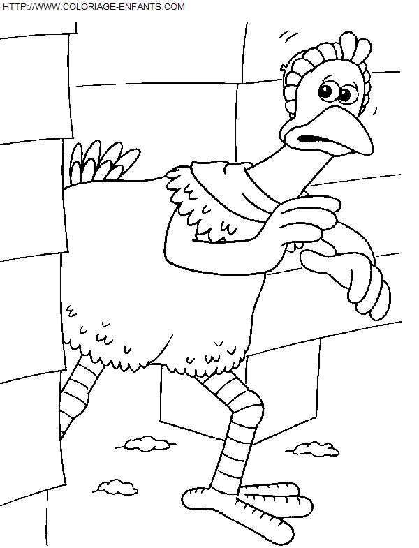 Chicken Run coloring