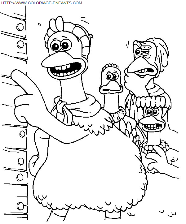 Chicken Run coloring