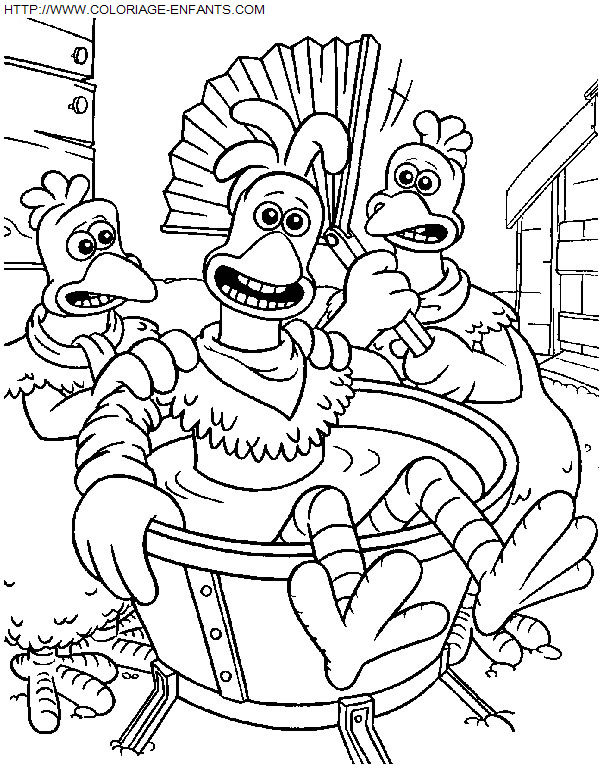 Chicken Run coloring