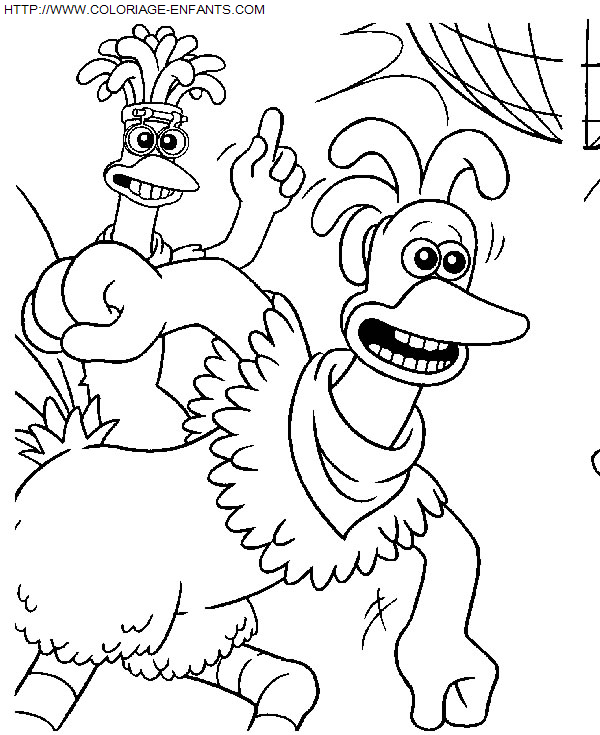 Chicken Run coloring