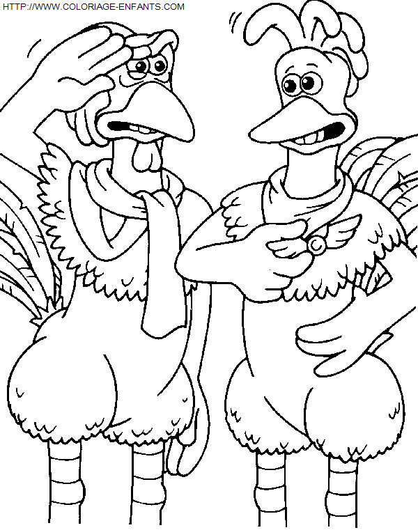 Chicken Run coloring