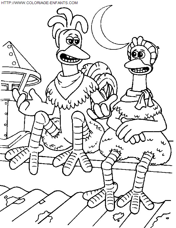 Chicken Run coloring