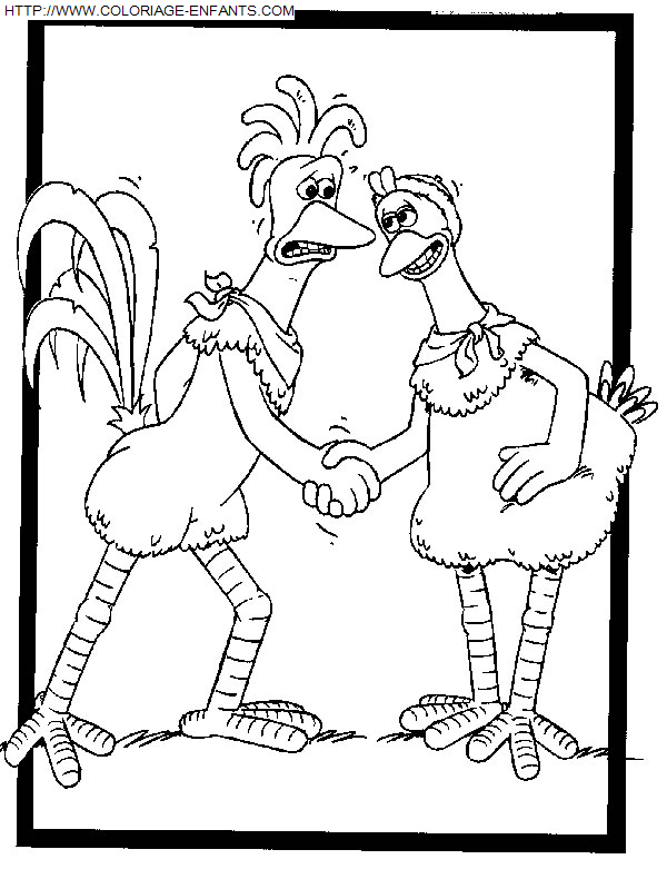 Chicken Run coloring