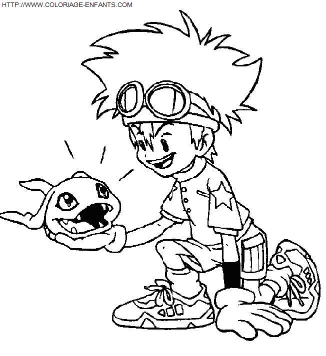 Digimon coloring