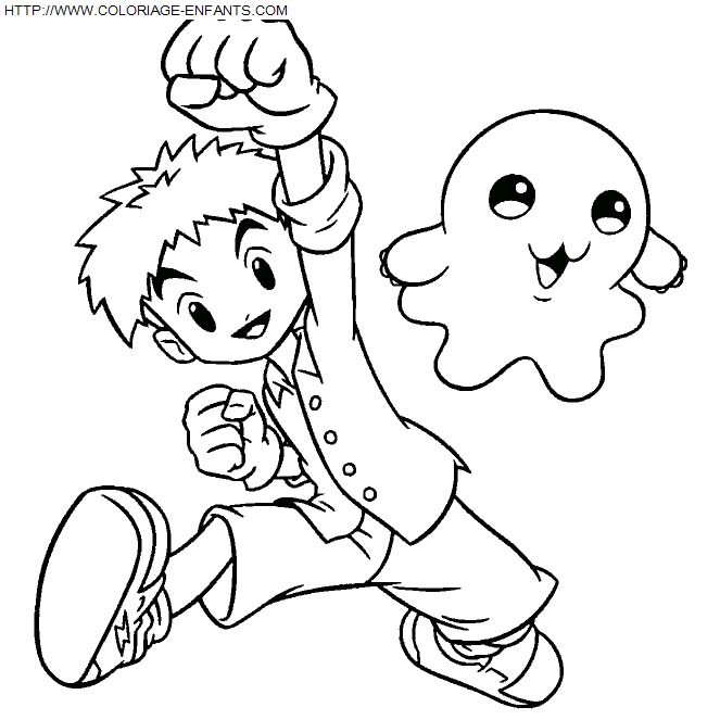 Digimon coloring