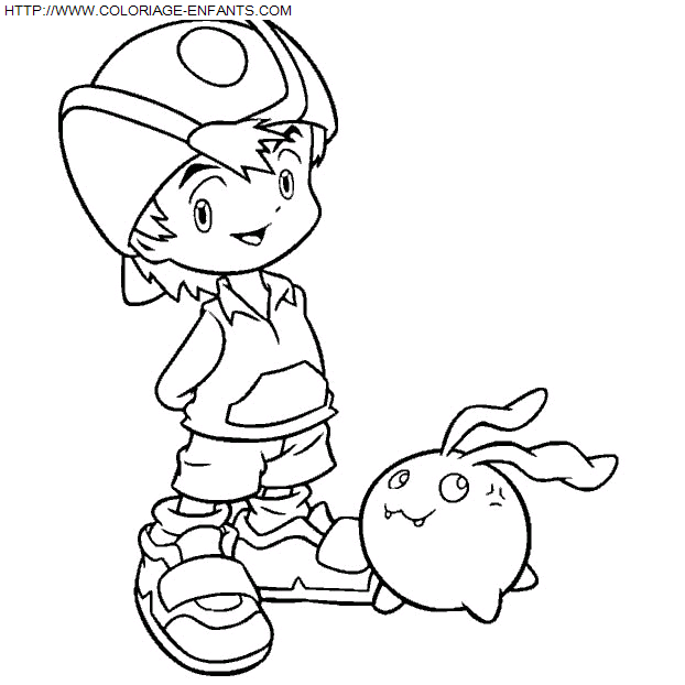 Digimon coloring