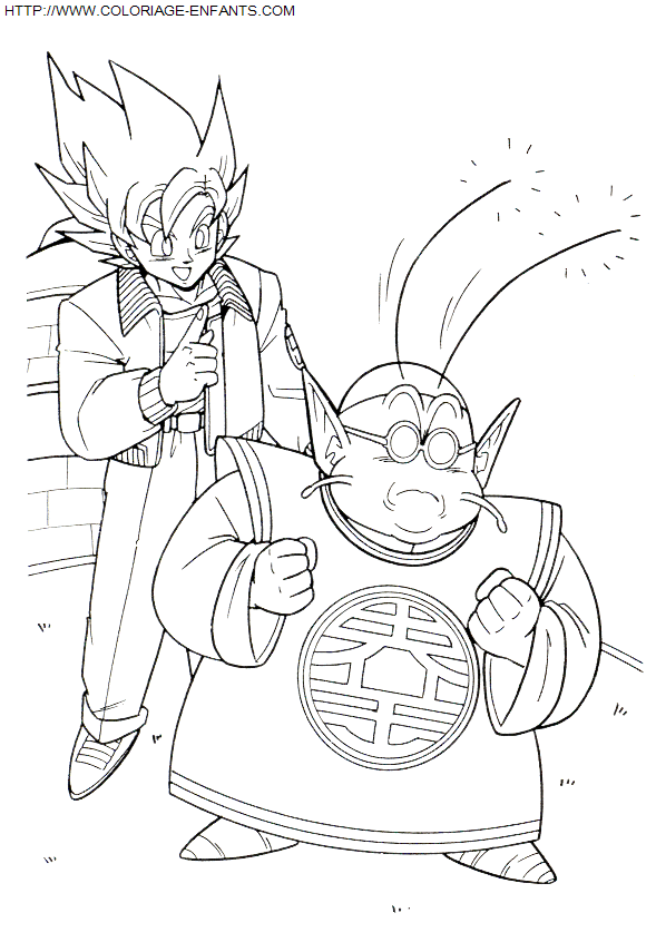 Dragon Ball coloring