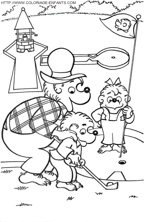 The Berenstain Bears coloring