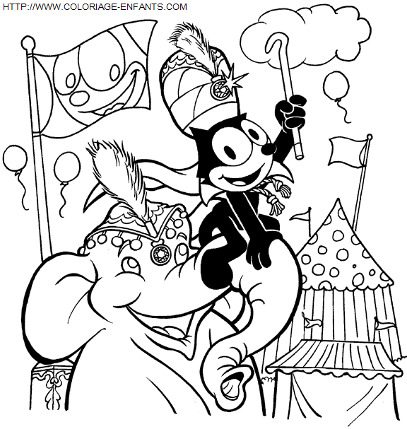 Felix The Cat coloring