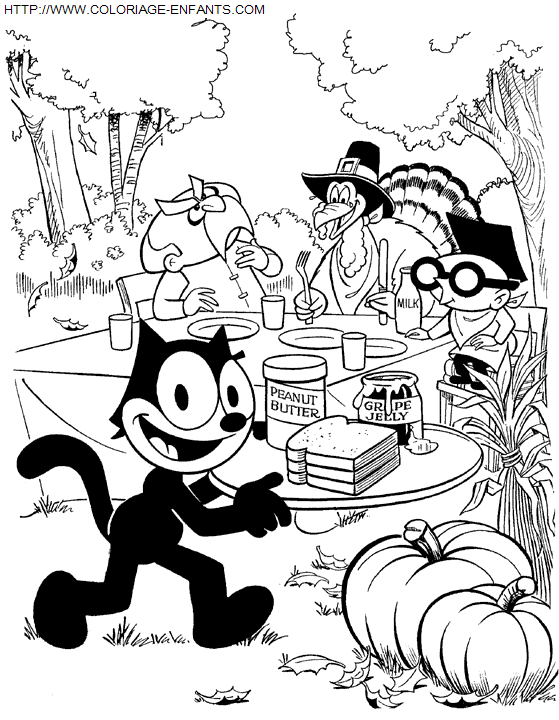 Felix The Cat coloring