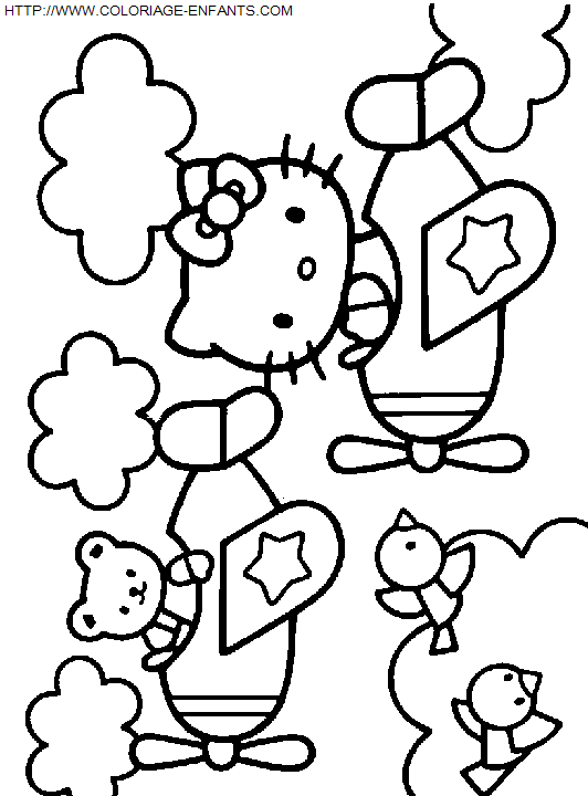 Hello Kitty coloring