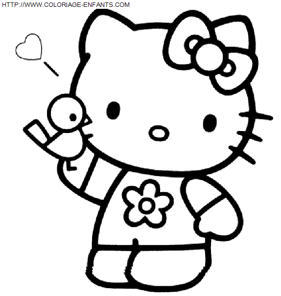 Hello Kitty coloring