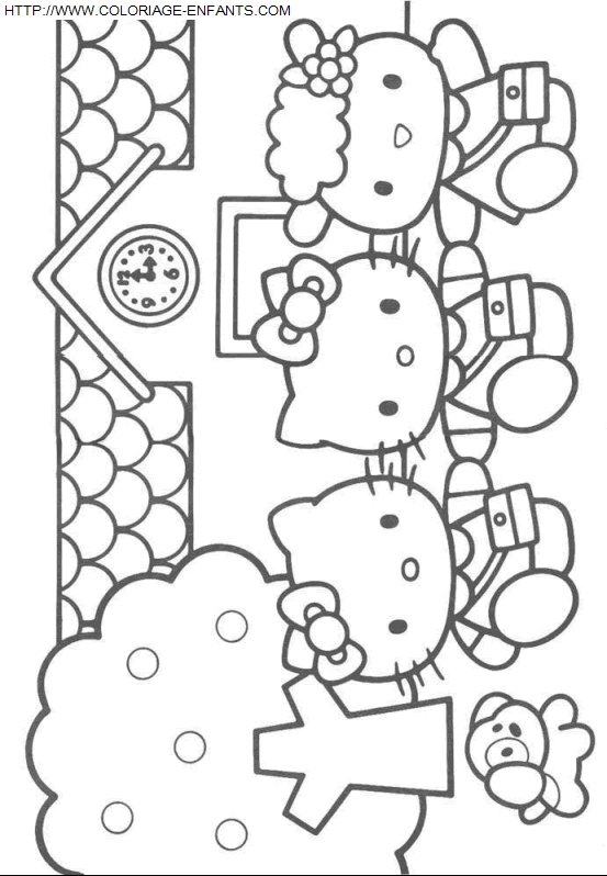 Hello Kitty coloring