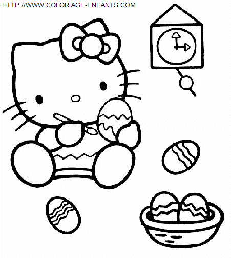 Hello Kitty coloring