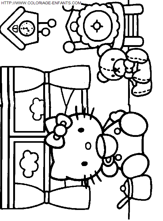 Hello Kitty coloring