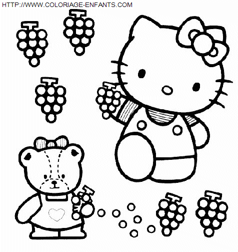 Hello Kitty coloring