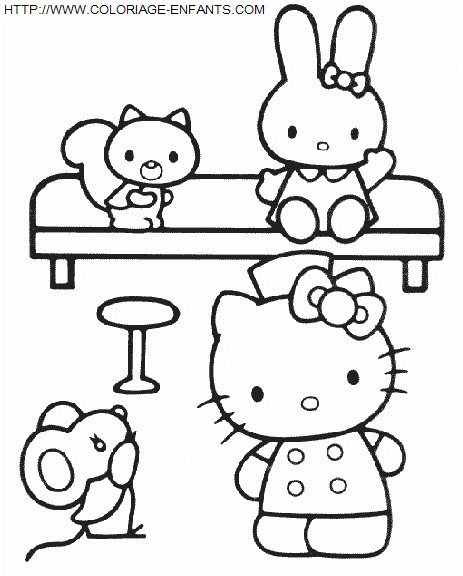 Hello Kitty coloring