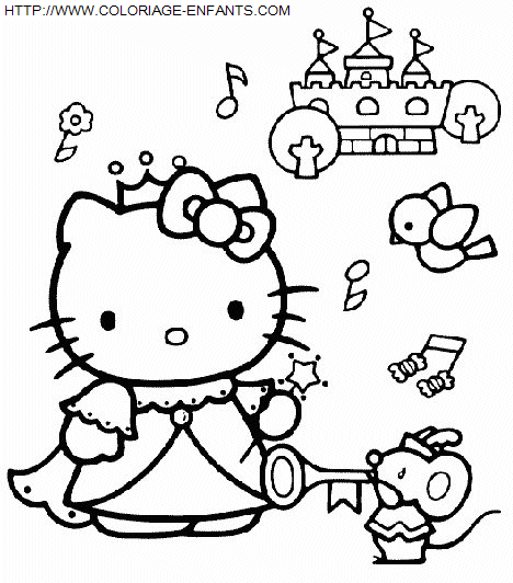 Hello Kitty coloring