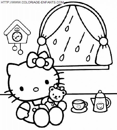 Hello Kitty coloring