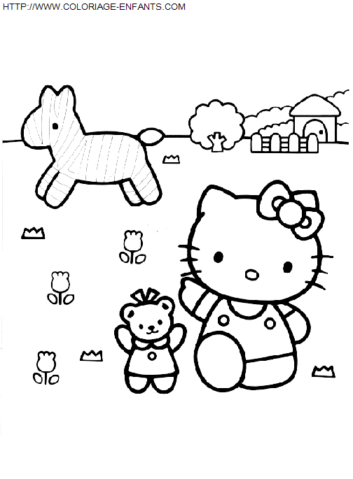 Hello Kitty coloring