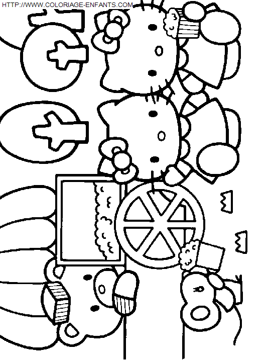 Hello Kitty coloring