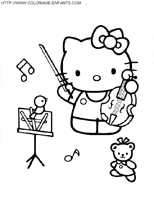 Hello Kitty coloring