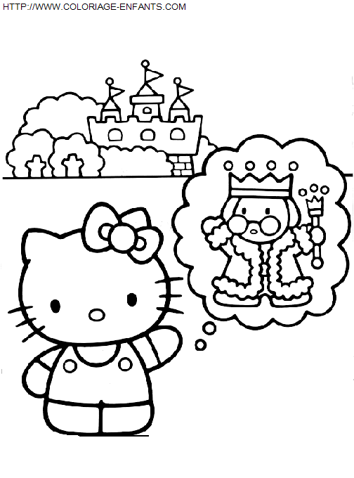 Hello Kitty coloring