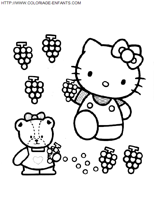 Hello Kitty coloring