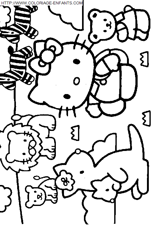 Hello Kitty coloring