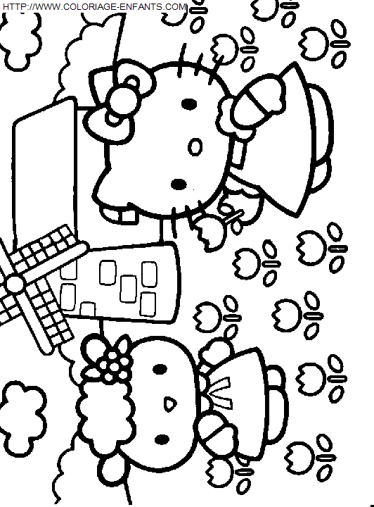 Hello Kitty coloring