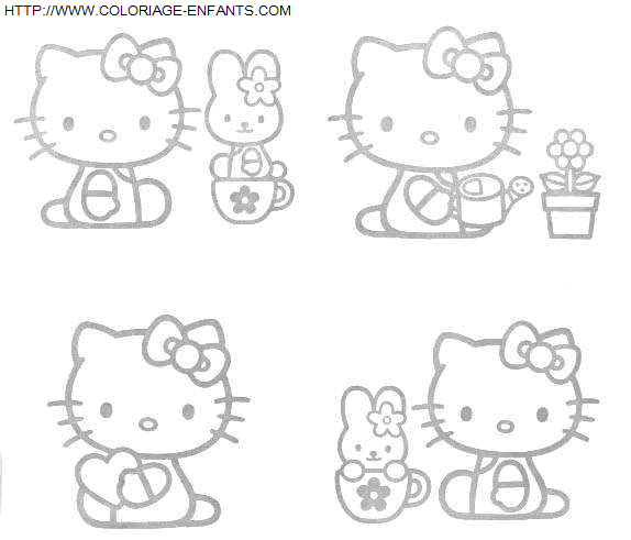 Hello Kitty coloring