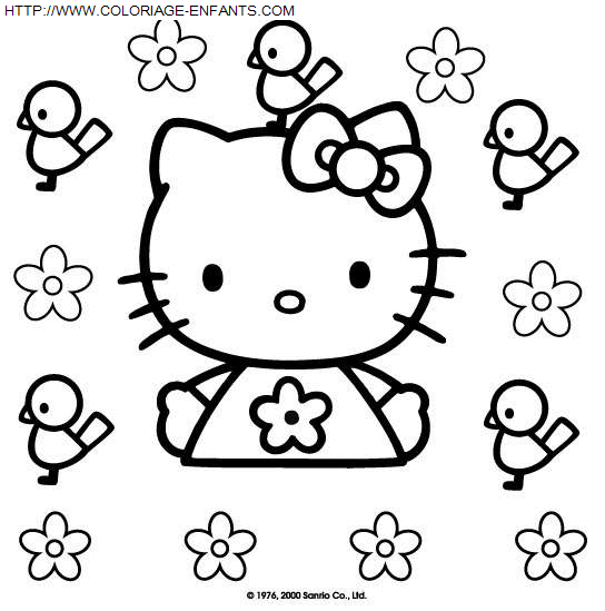 Hello Kitty coloring